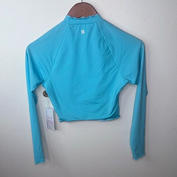 Hurley x LoveShackFancy Rhinestone Heart Rashguard Top Size Small - Picture 5 of 9